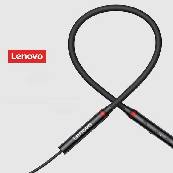 Lenovo Thinkplus HE05 Pro Wireless Neckband Earphone Brand New Headphone black - Picture 6 of 8